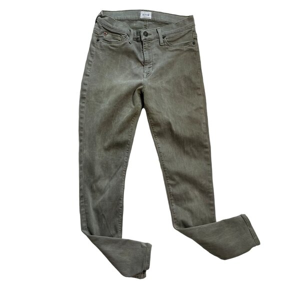 Hudson Super Skinny Straight Leg Denim Gray Jeans Size 29 U Tapered Ankle Pants - Picture 2 of 9
